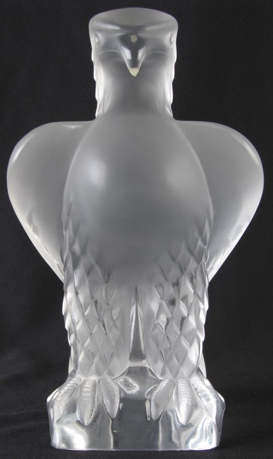 Lalique Crystal 'Liberty Eagle' Sculpture (1 of 4)