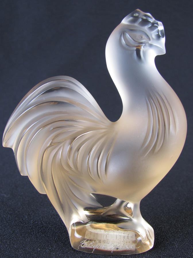 Lalique Crystal Rooster Figure (1 of 4)