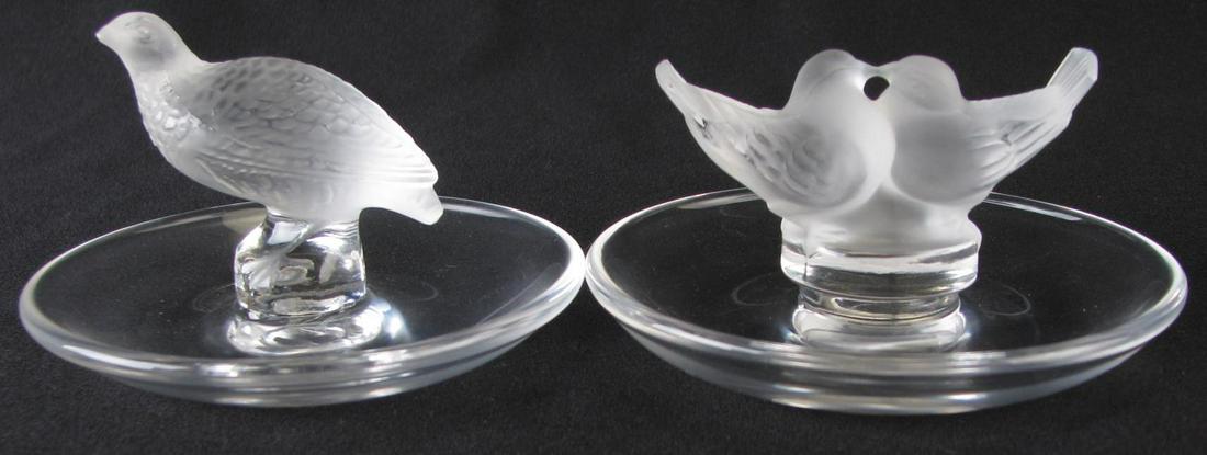 Two Lalique Crystal Ring Dishes (1 of 5)