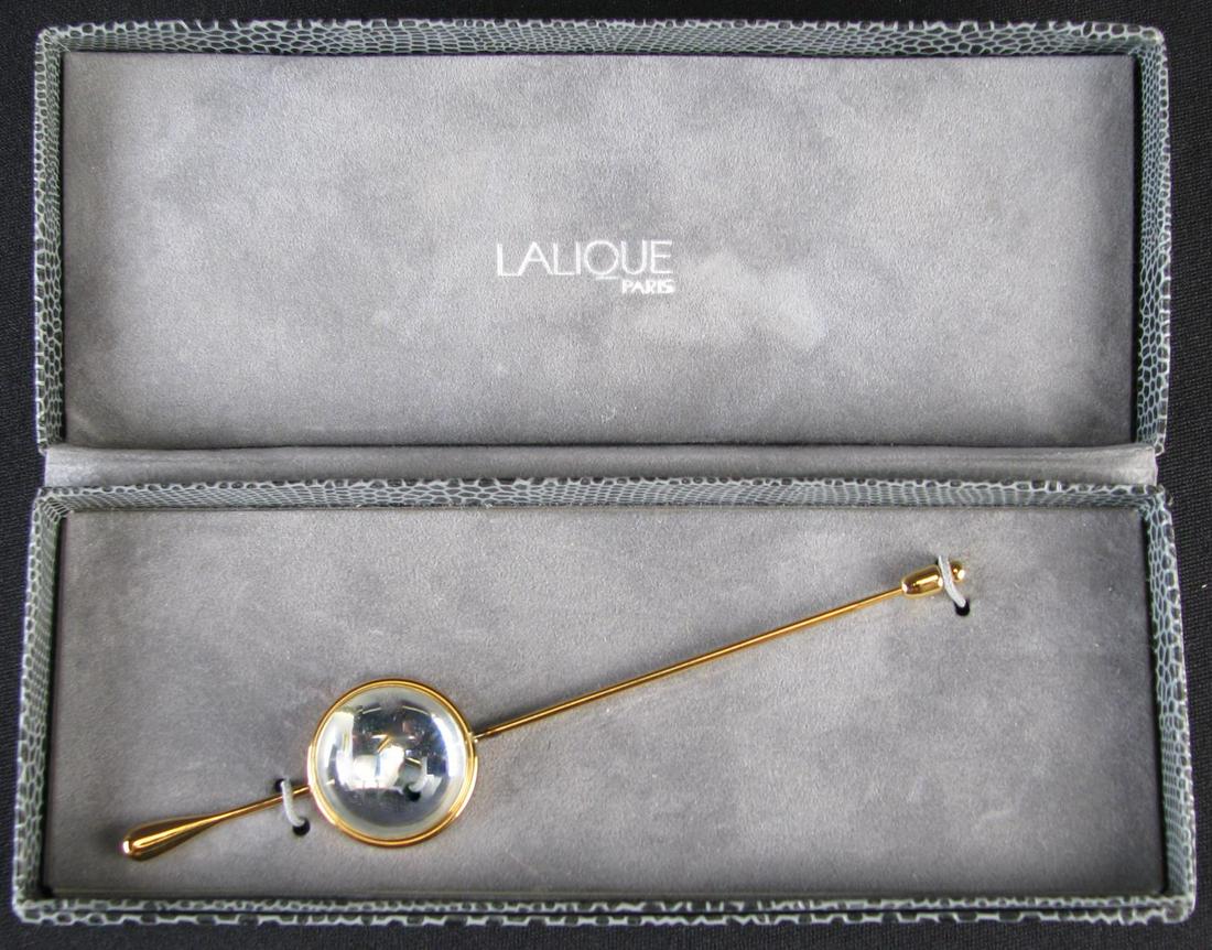 Lalique 'Nerita' Stick Pin and Pendant (1 of 3)