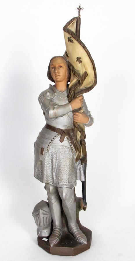 Joan of Arc Chalk Sculpture (1 of 2)