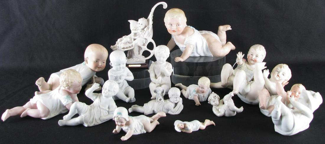 Collection of Porcelain Piano Babies and Figures (1 of 14)
