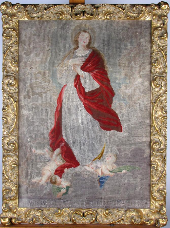 Framed Tapestry, Immaculate Conception (1 of 3)