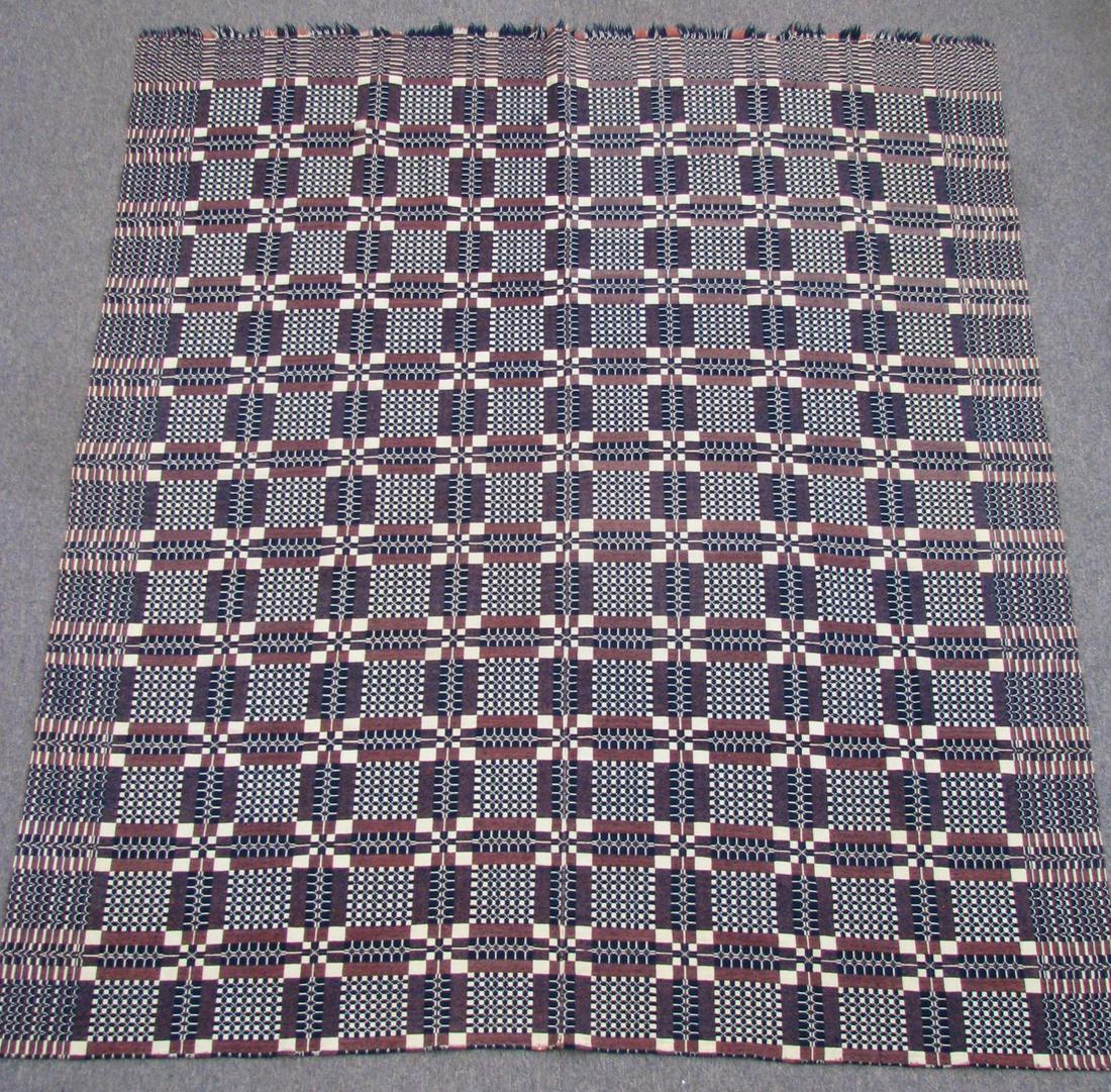 Vintage Handmade Coverlet (1 of 6)