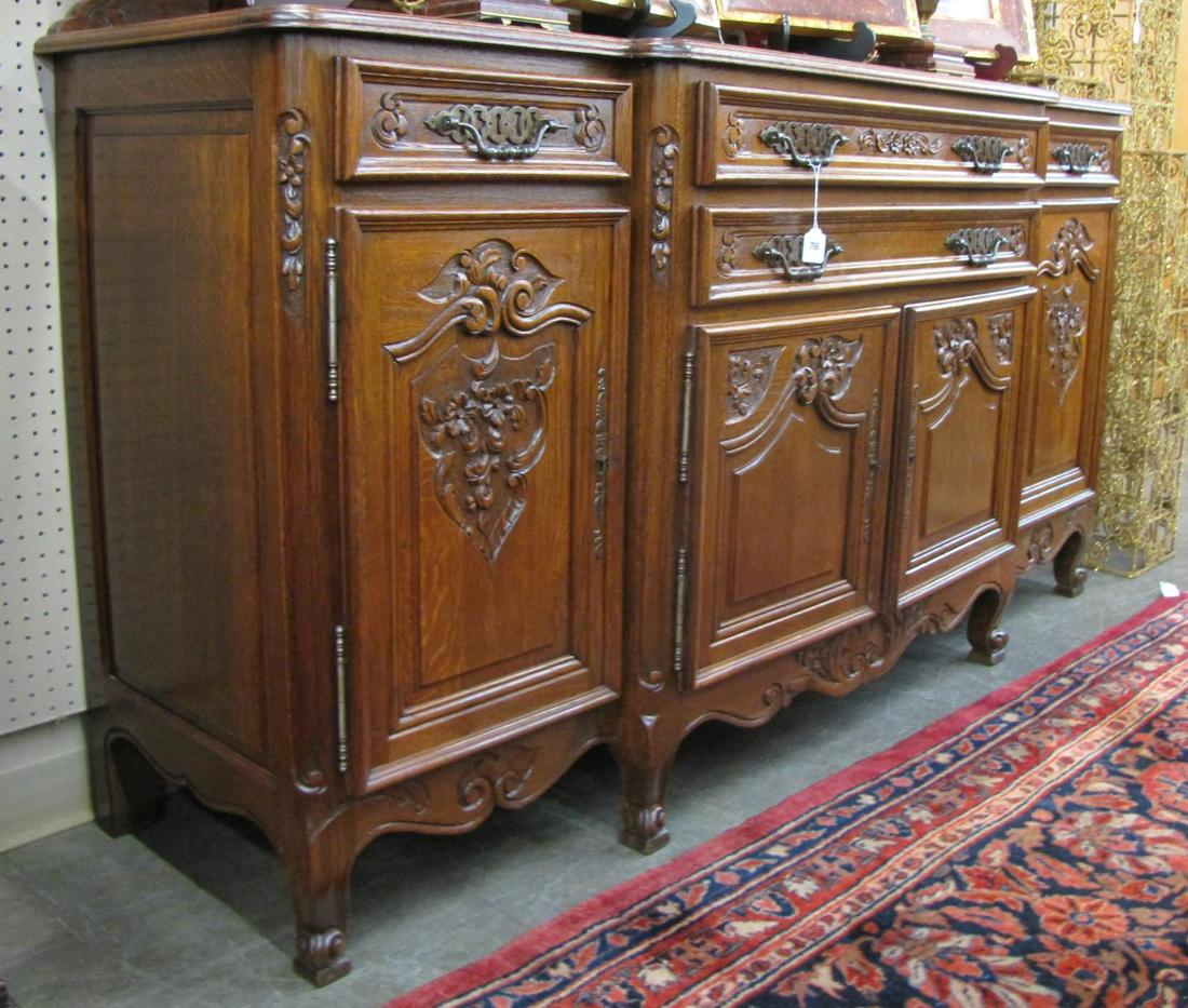 Antique French Oak Sideboard (1 of 7)