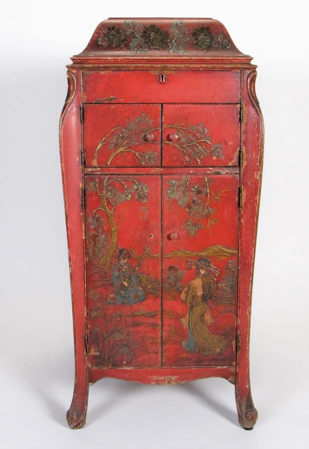 Painted Victrola Cabinet (1 of 9)