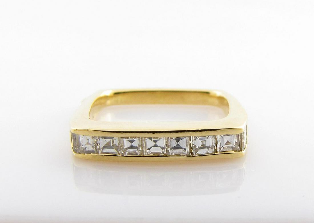 Harry Gaunt 18K Square Diamond Band (1 of 2)