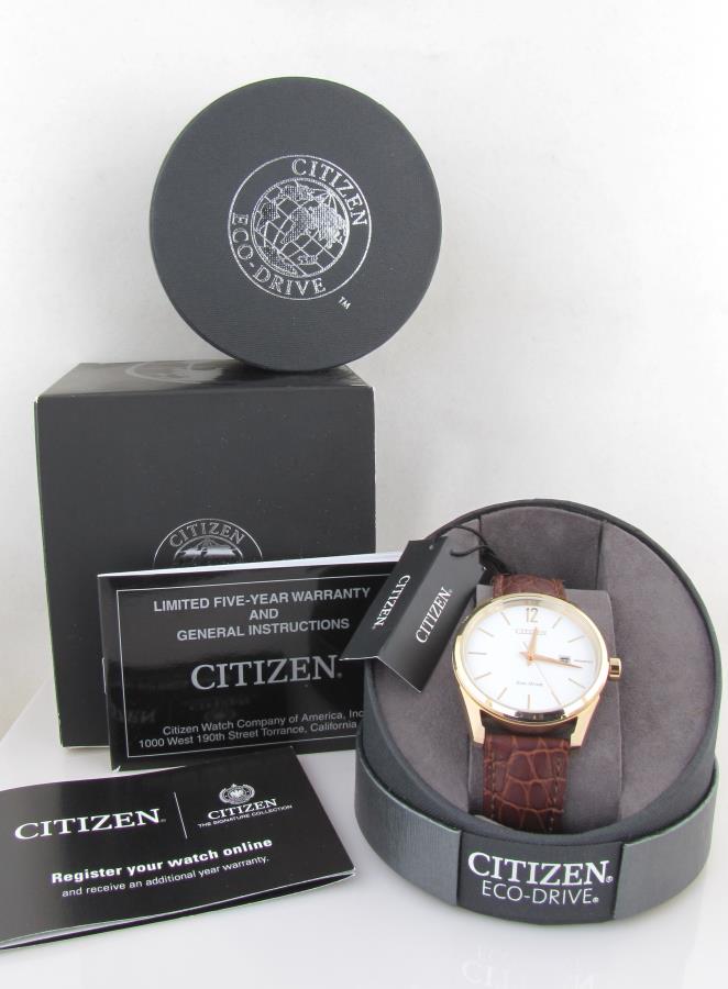 Gentleman's NEW Citizen Eco Drive Gold Tone Watch (1 of 3)