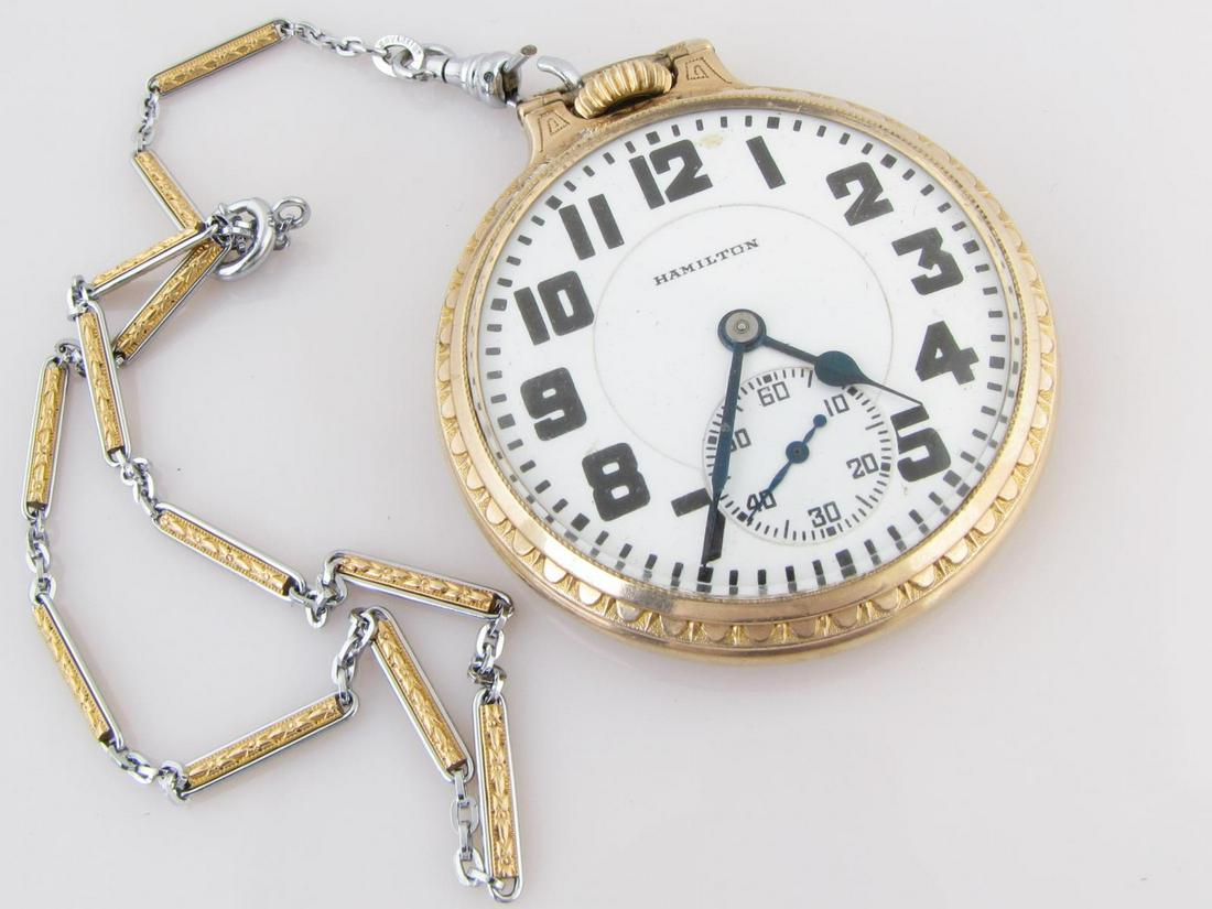 Antique Hamilton Model 2 Pocket Watch (1 of 4)