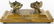 Antique Bronze and Marble Figural Inkwell