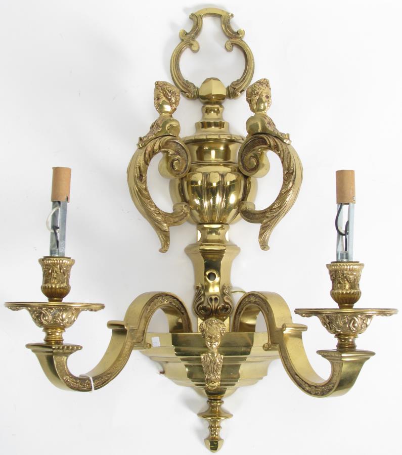 Bronze Figural Wall Sconce (1 of 1)