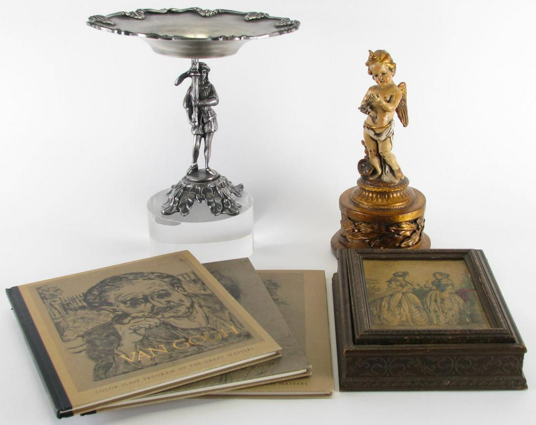 Group of Six Decorative Accessories and Books (1 of 6)