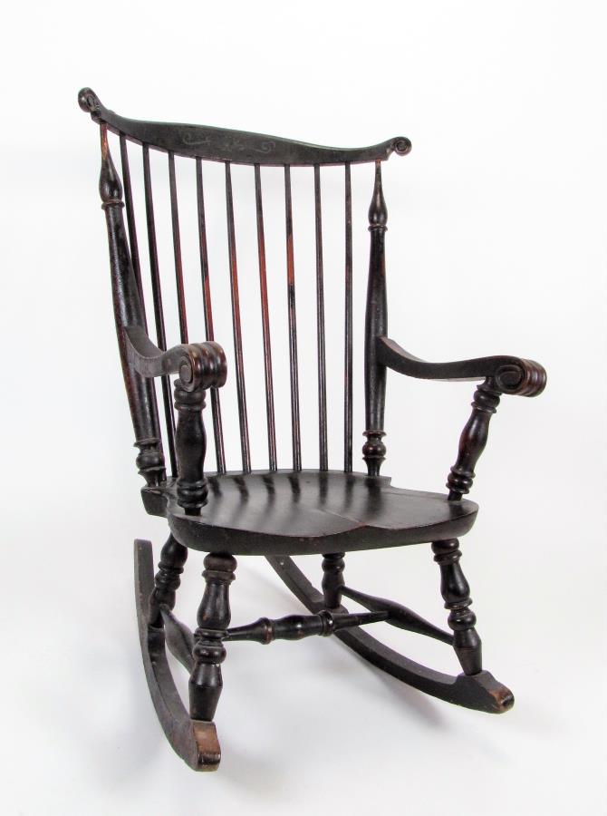 Painted Windsor Rocking Chair (1 of 6)