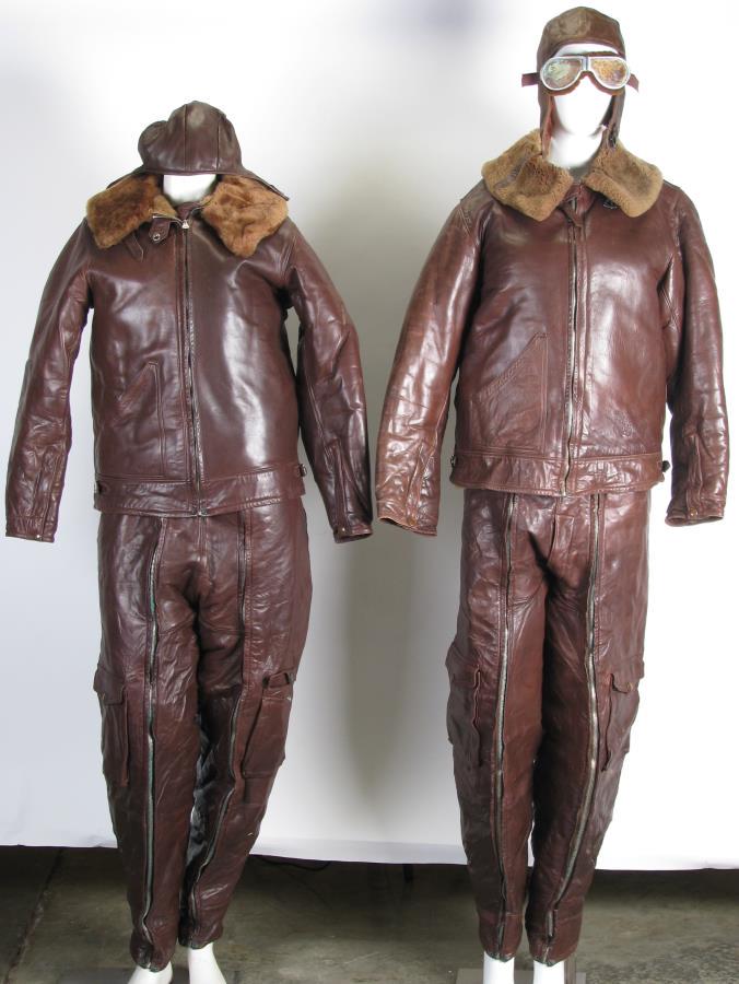Two Leather L. Strauss & Co. Ice Fishing Suits (1 of 6)