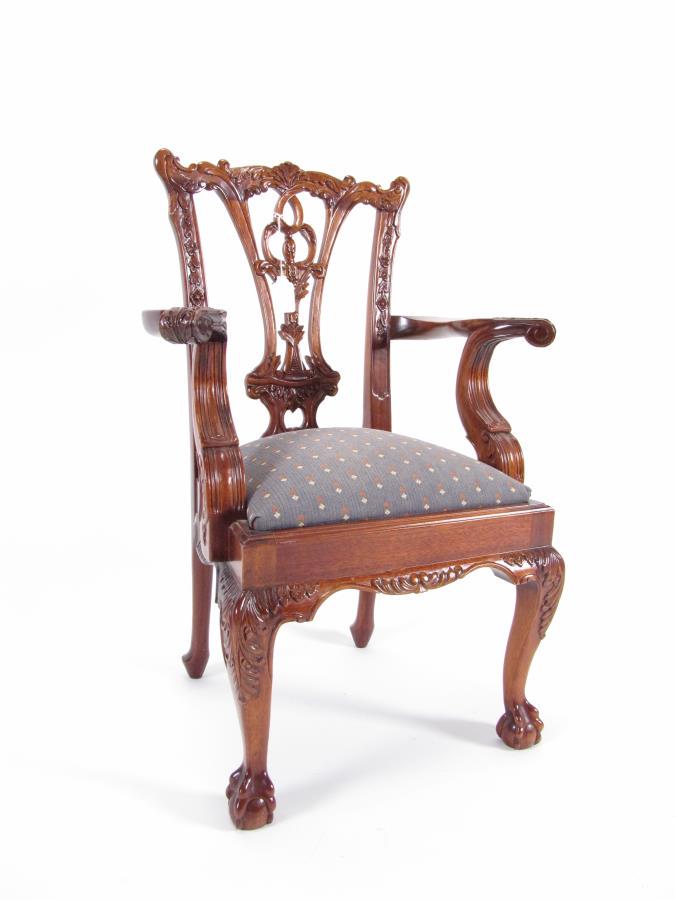 Child's Chippendale Style Arm Chair (1 of 7)