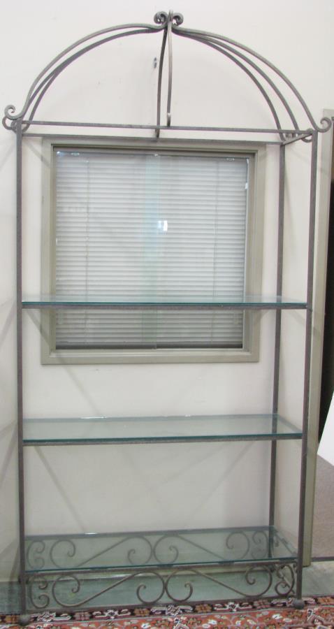 Decorator Iron and Glass Bakers Rack (1 of 3)