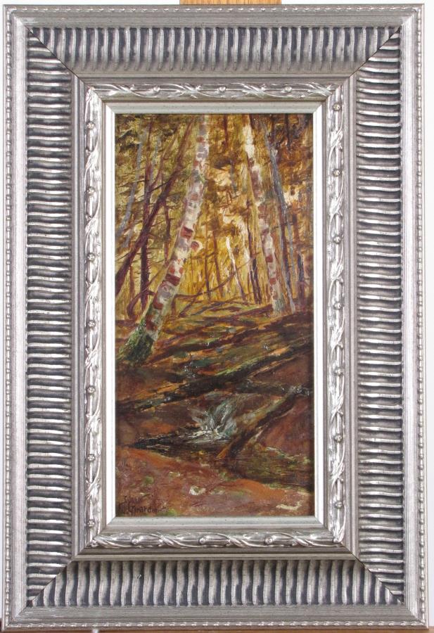 Frank J Girardin 10x5 O/B "Beeches, Near Petoskey" (1 of 5)