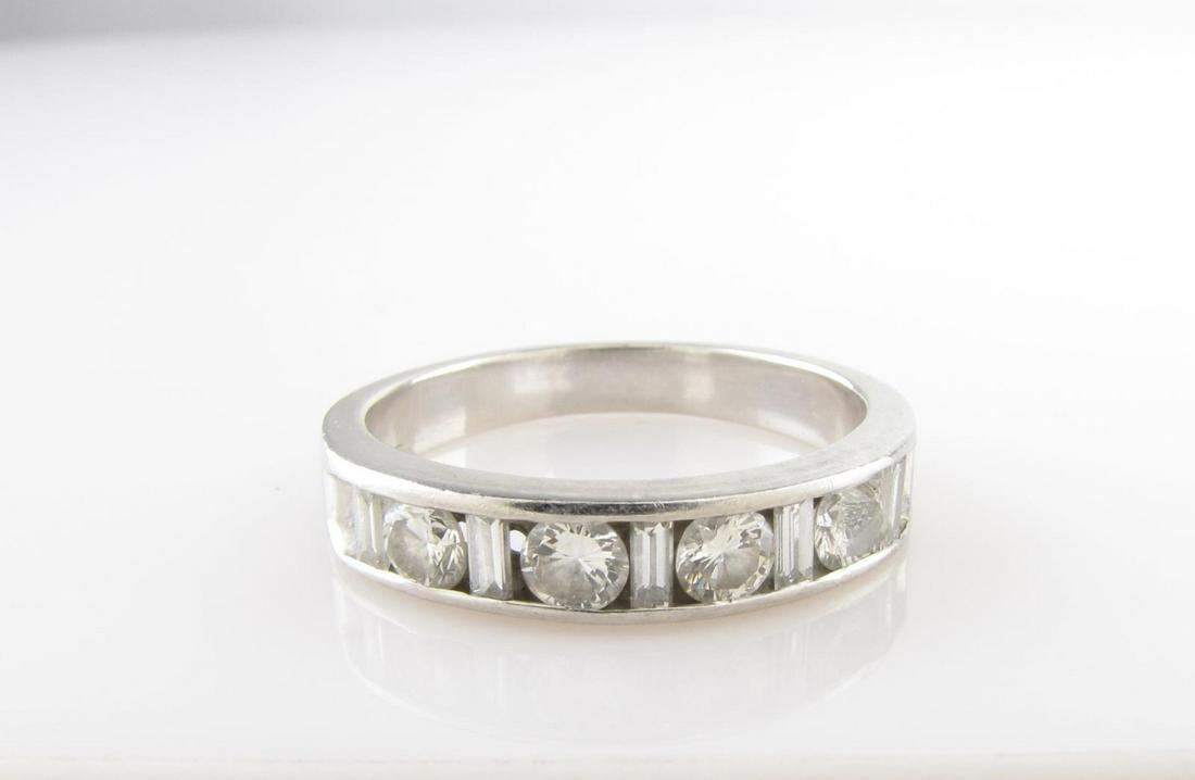 Gents Platinum Diamond Band (1 of 2)