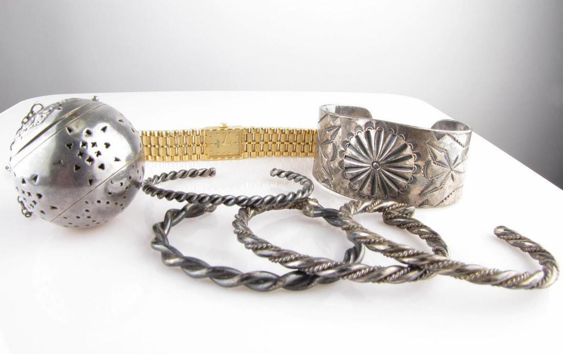 Group of Unmarked Silver, Gentry Swiss Watch (1 of 1)