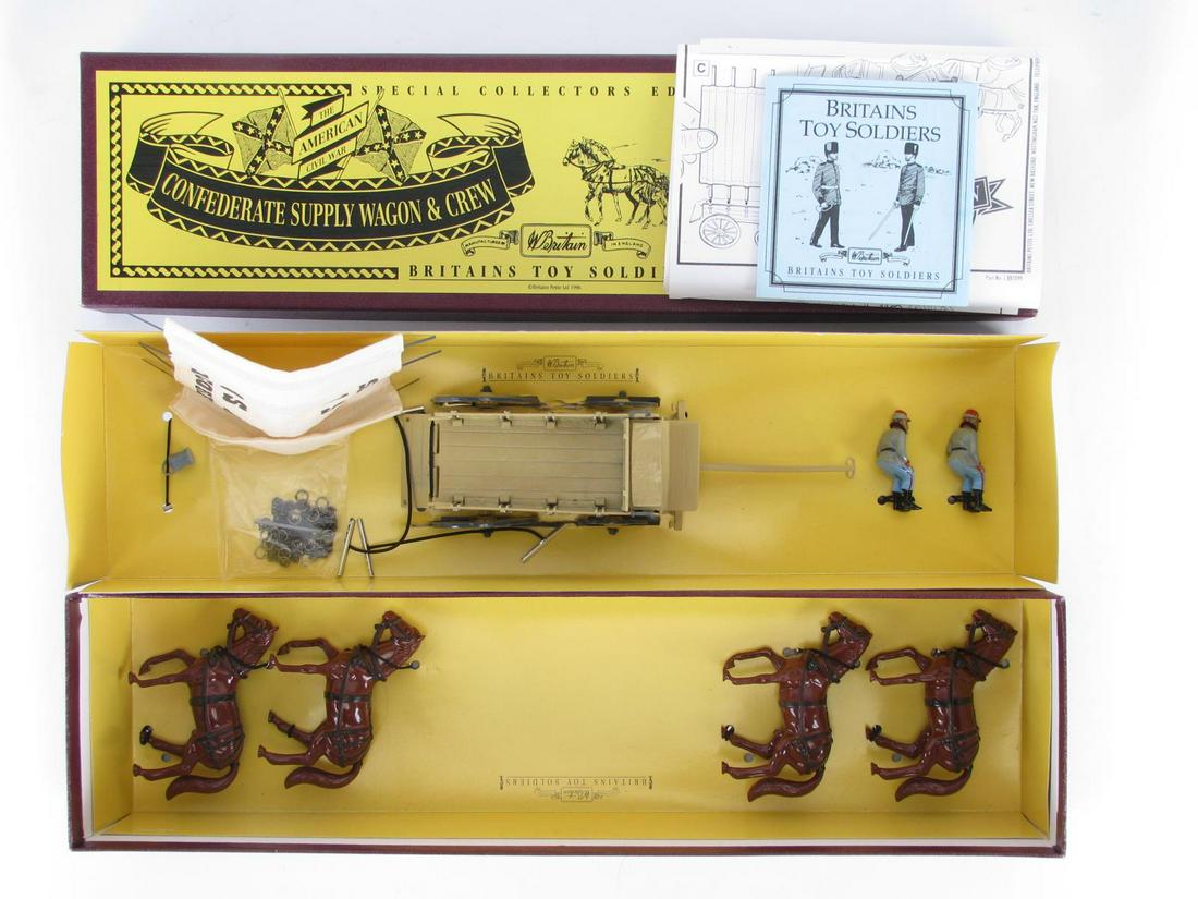 Britains #8870 Confederate Supply Wagon & Crew (1 of 4)