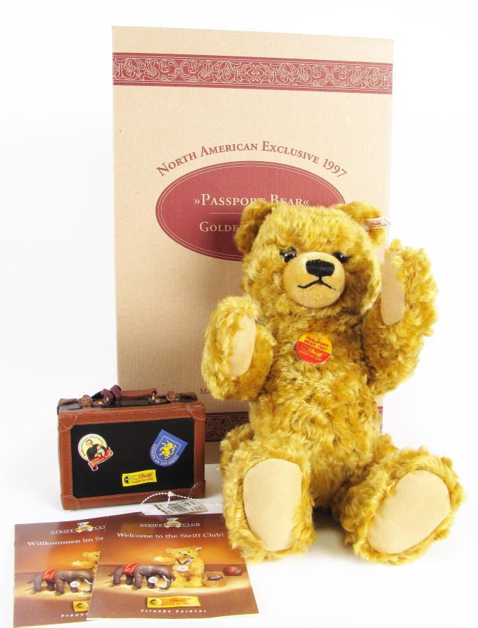 Steiff Passport Bear Golden Blond 33 (1 of 6)