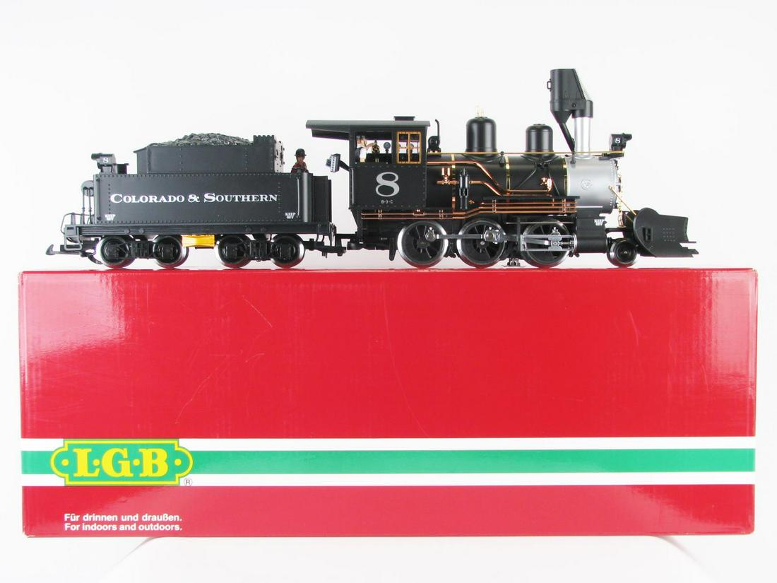 LGB 2319 Locomotive and Tender, NIB: LGB 2319 Locomotive and Tender New in Box, G gauge, 2319 locomotive #8 and Colorado & Southern coal tender