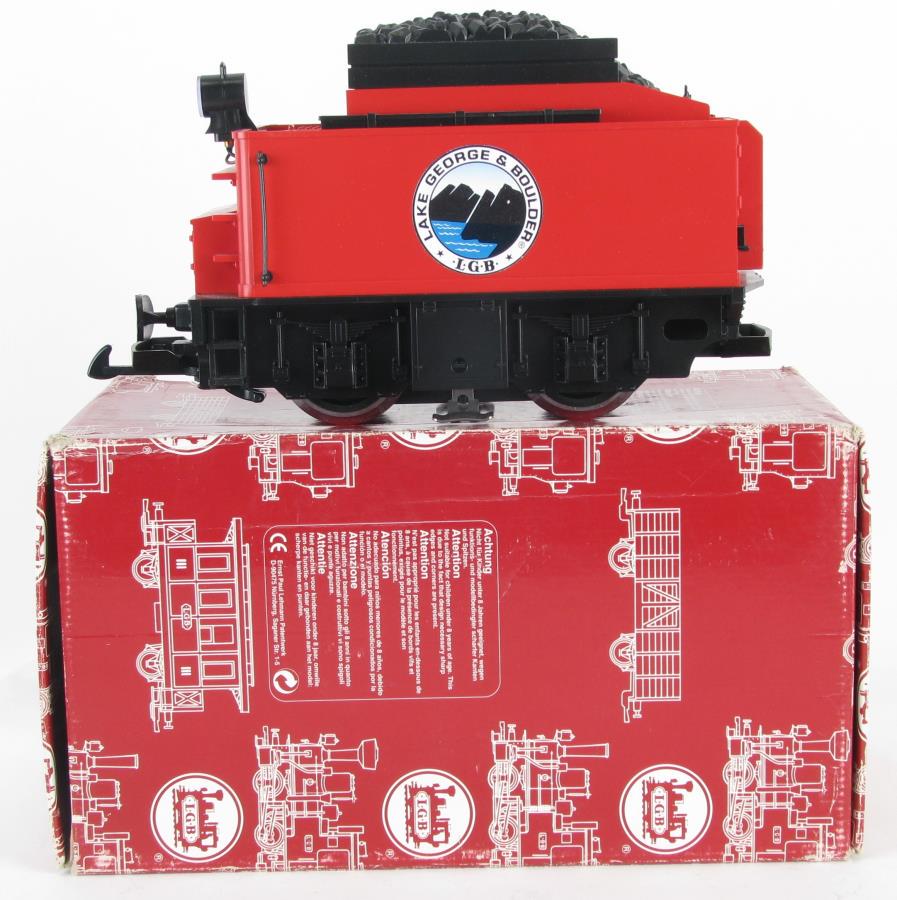 LGB 69272 Motorized Tender With Electronic Sound: LGB 69272 Motorized Tender With Electronic Sound, red, in original box