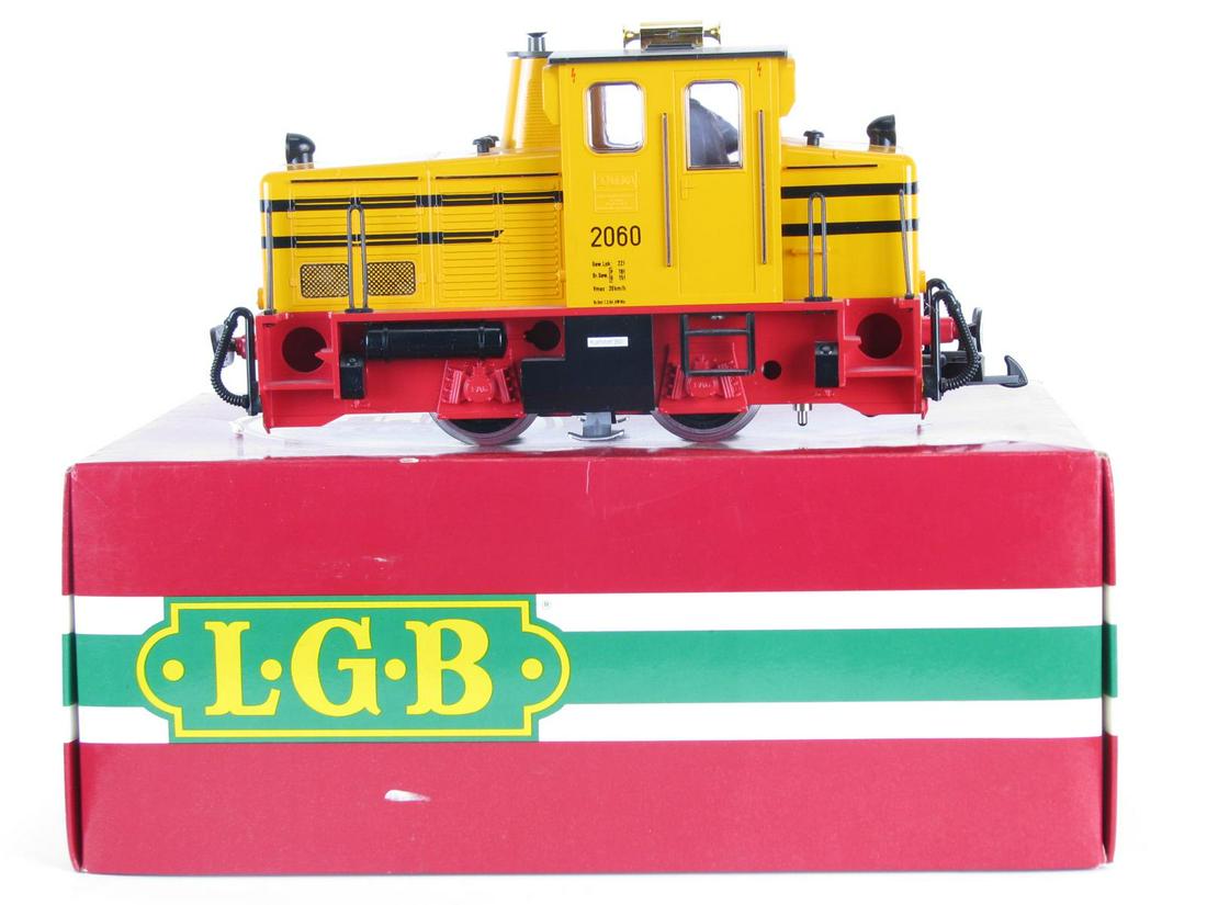LGB G Scale #2060H Schoema Diesel Loco with Horn: LGB G Scale #2060H Schoema Diesel Loco with Horn, in original box