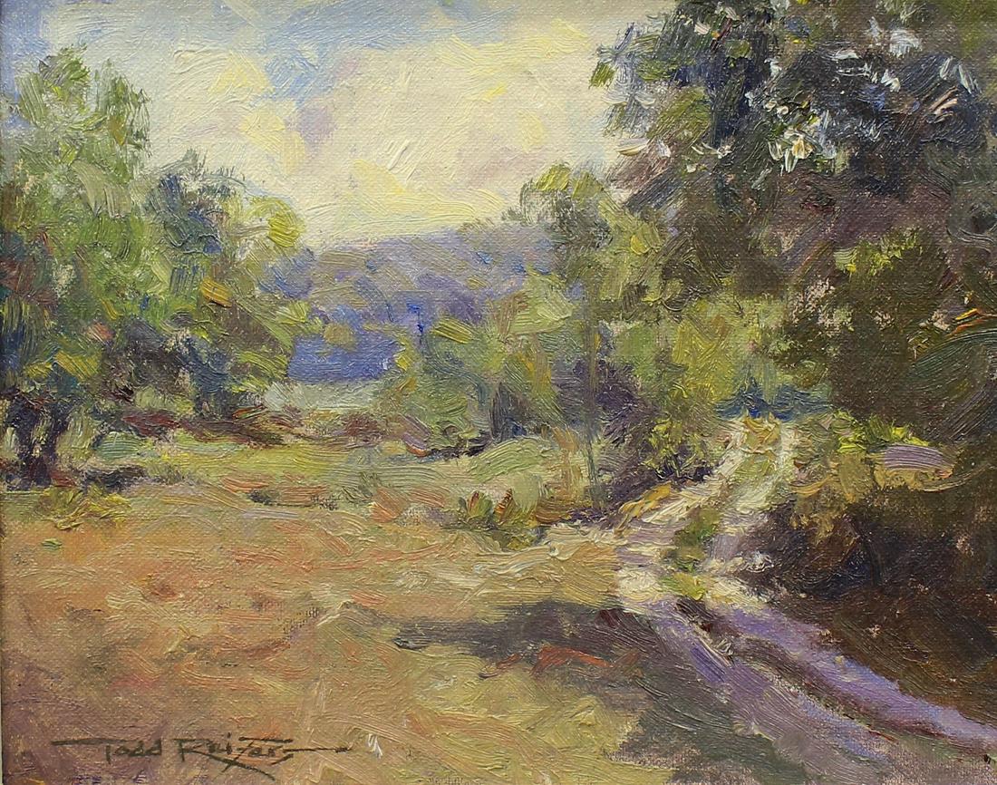 Todd Reifers 7x9 O/B "Country Road, Brown Co" (1 of 4)