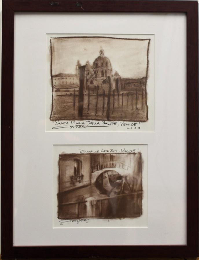 Christopher Stuart (2) Conte Crayon Venice Scenes (1 of 6)