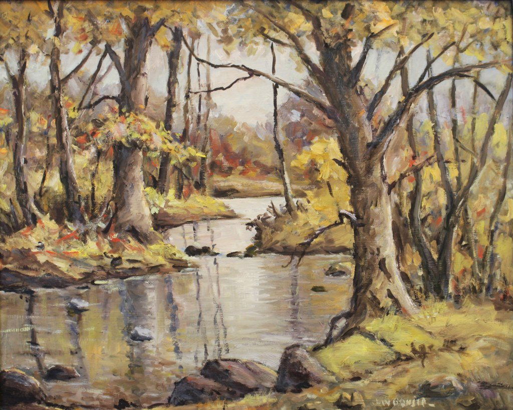 Louis W. Bonsib 20x24 O/B \"Morning on Clay Lick\" (1 of 5)