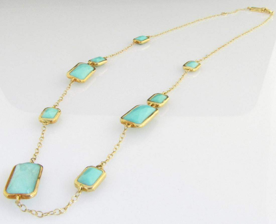 Ippolita 18K Yellow Gold Turquoise Necklace (1 of 3)
