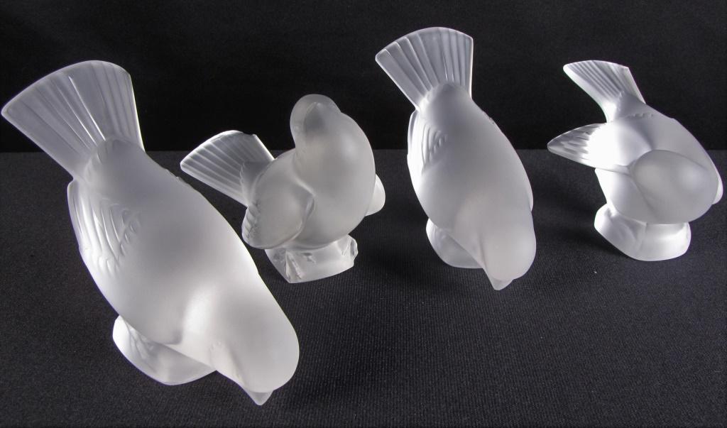 Four Lalique Bird Figures (1 of 4)