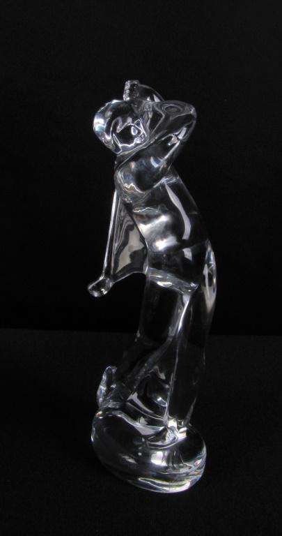 Baccarat Crystal Golfer Figure (1 of 2)