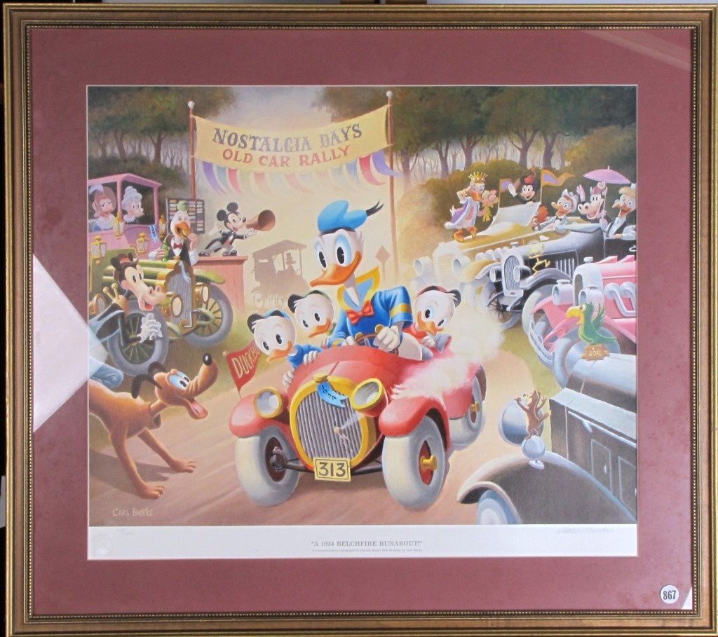 Carl Barks Limited Edition Print, Donald Duck (1 of 5)