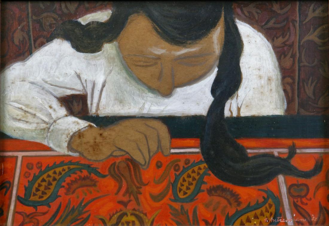 Garo Antreasian 9.5 x 13.5 Gouache Crafting (1 of 3)