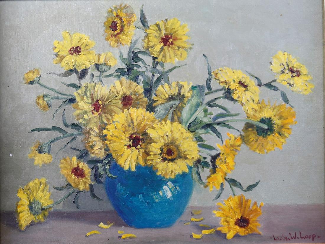 Leota W Loop 16x22 O/C Floral Still Life (1 of 3)