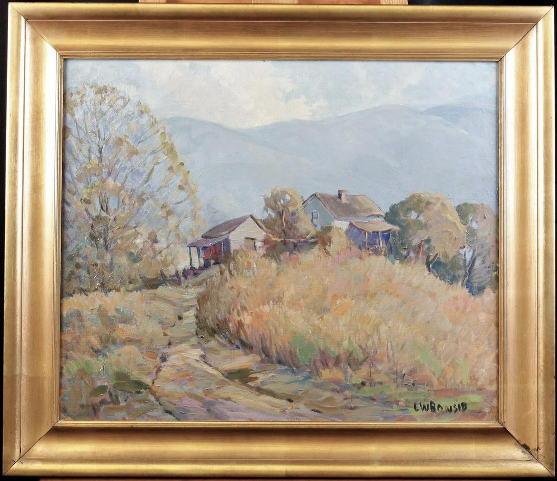 Louis W Bonsib 20x24 O/C "Home in the Hills" (1 of 3)