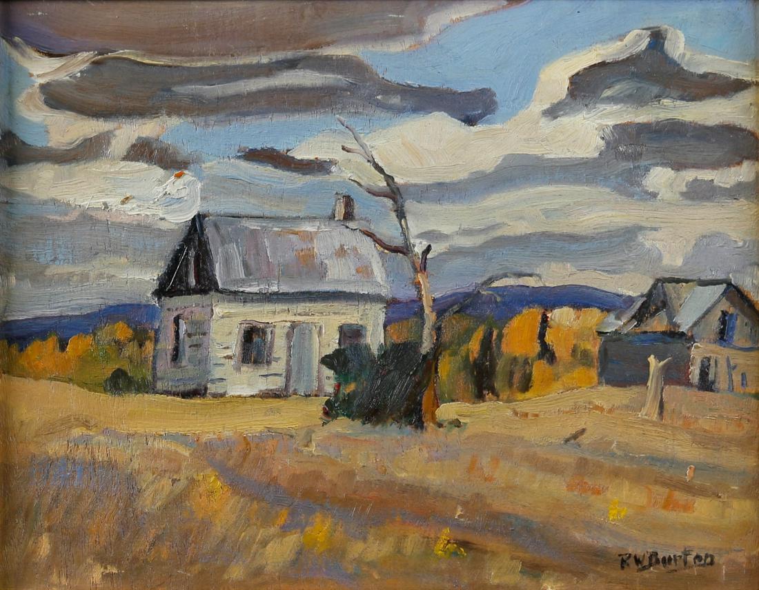 Ralph W. Burton 10.5 x 13.5 O/B "Windy Afternoon" (1 of 3)