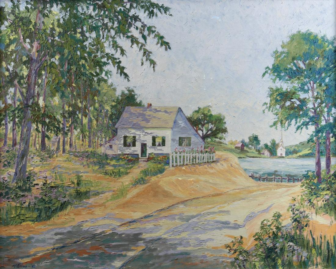 Harrison P. Brown 24x30 O/C Memories of Saugatuck (1 of 6)