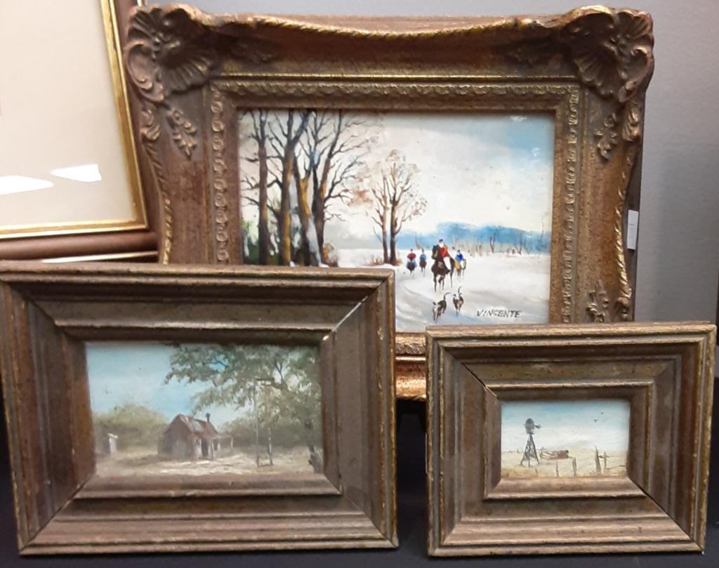 Three Small Framed Art Items (1 of 4)