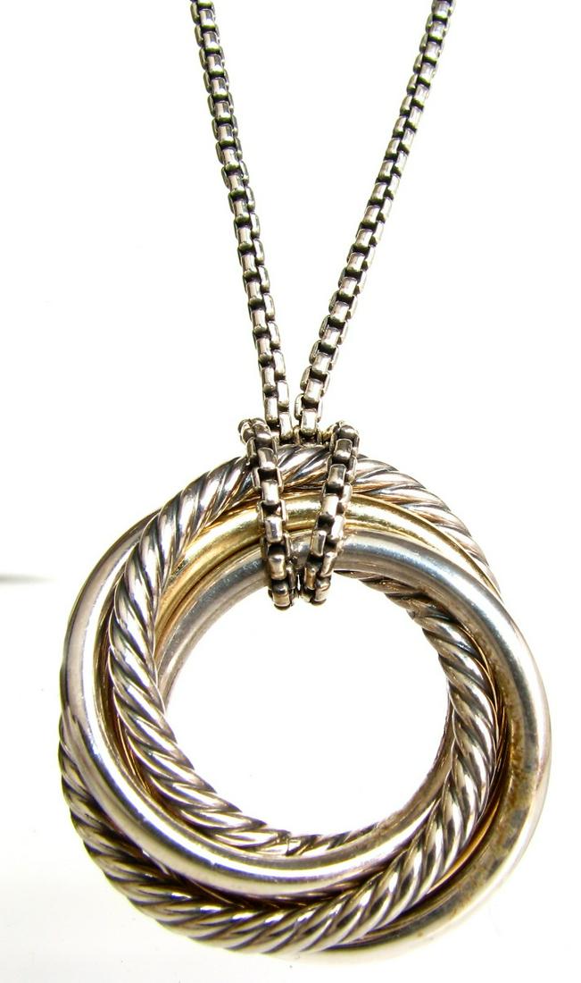 David Yurman Crossover Adjustable Necklace (1 of 4)