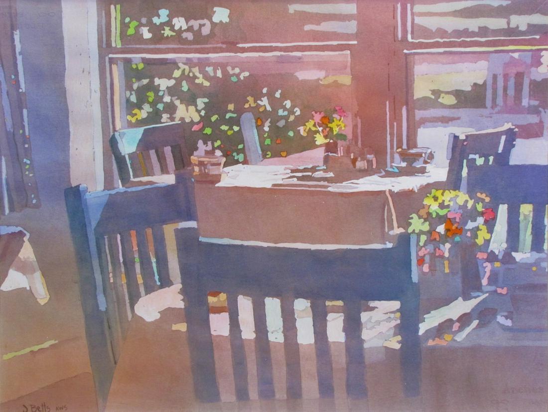 Judi Polivka Betts 21x28 WC "Sunset Supper" (1 of 3)