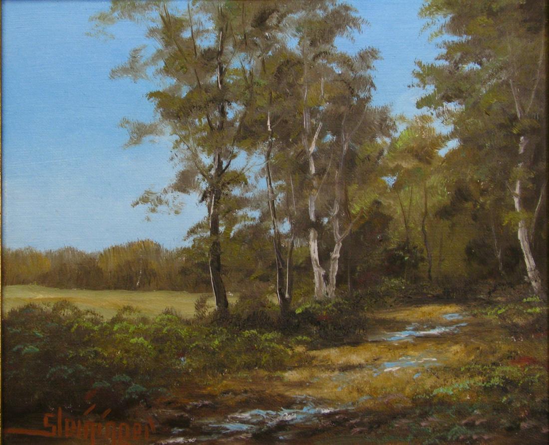 Dwight Steininger 10x12 O/B "The Trickling Stream" (1 of 4)