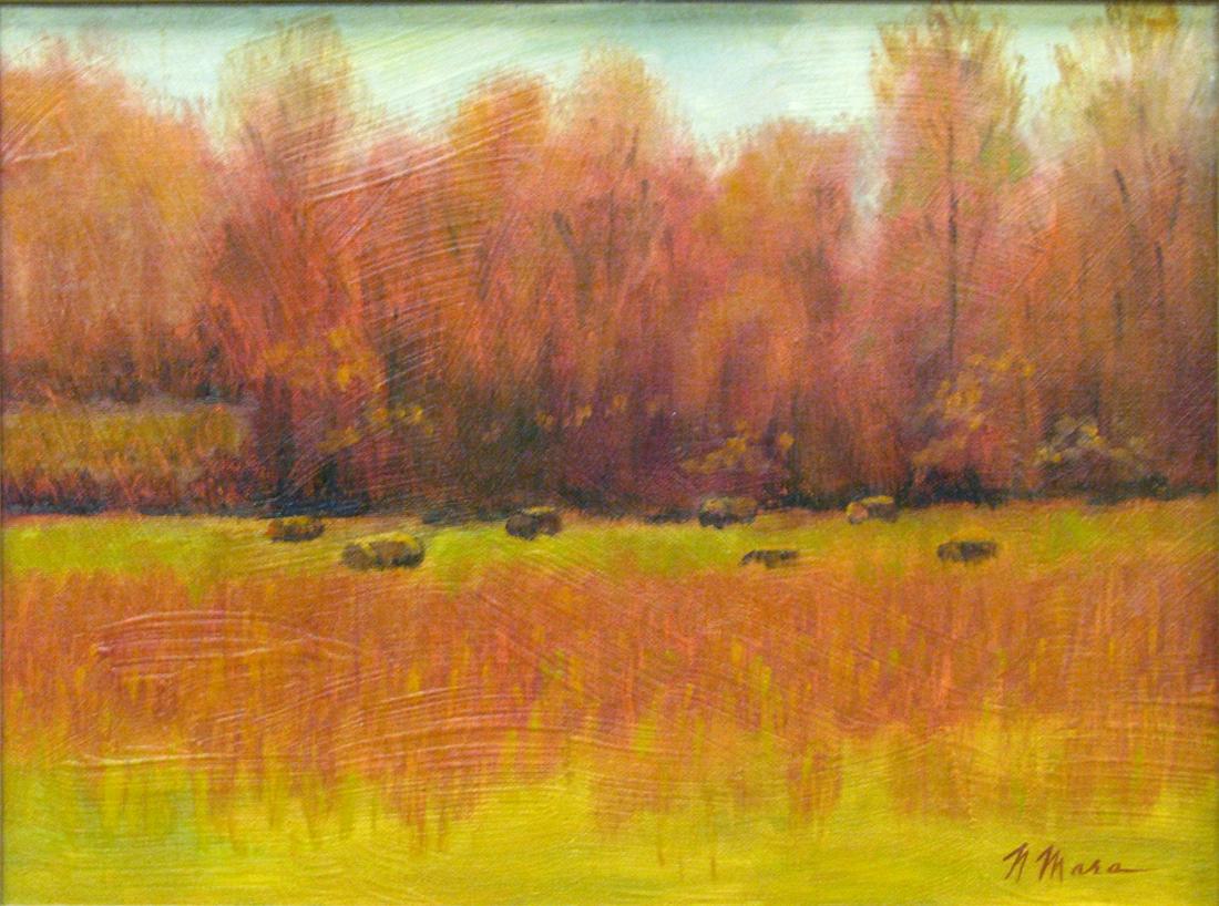 Norene Mara 12x16 O/B Fiery Autumn Harvest (1 of 3)