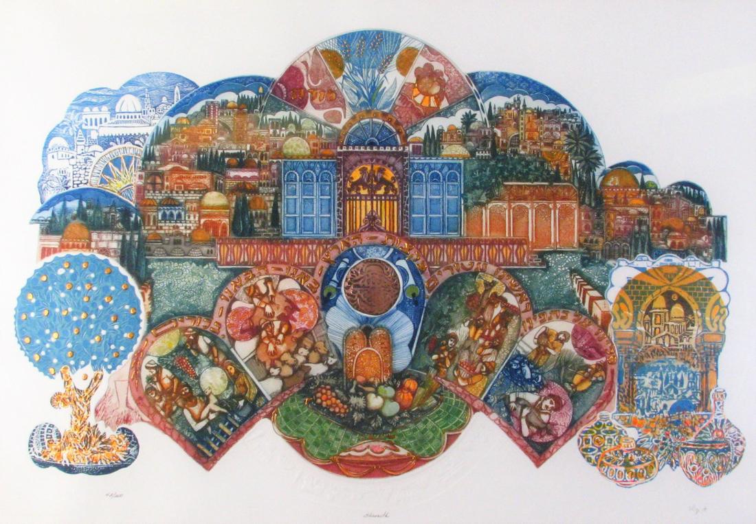 Amram Ebgi Limited Edition Print, "Shavuoth" (1 of 2)