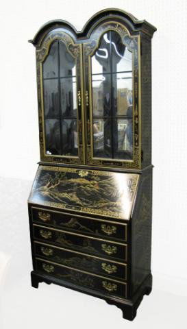 399 Jasper Cabinet Co Chinoiserie Bookcase Secretary May 15