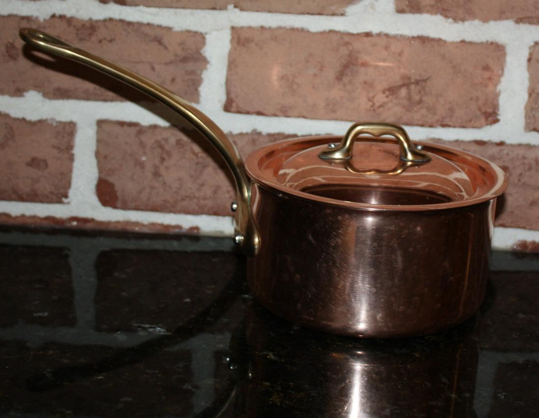 Williams Sonoma French Copper Sauce Pan (1 of 2)