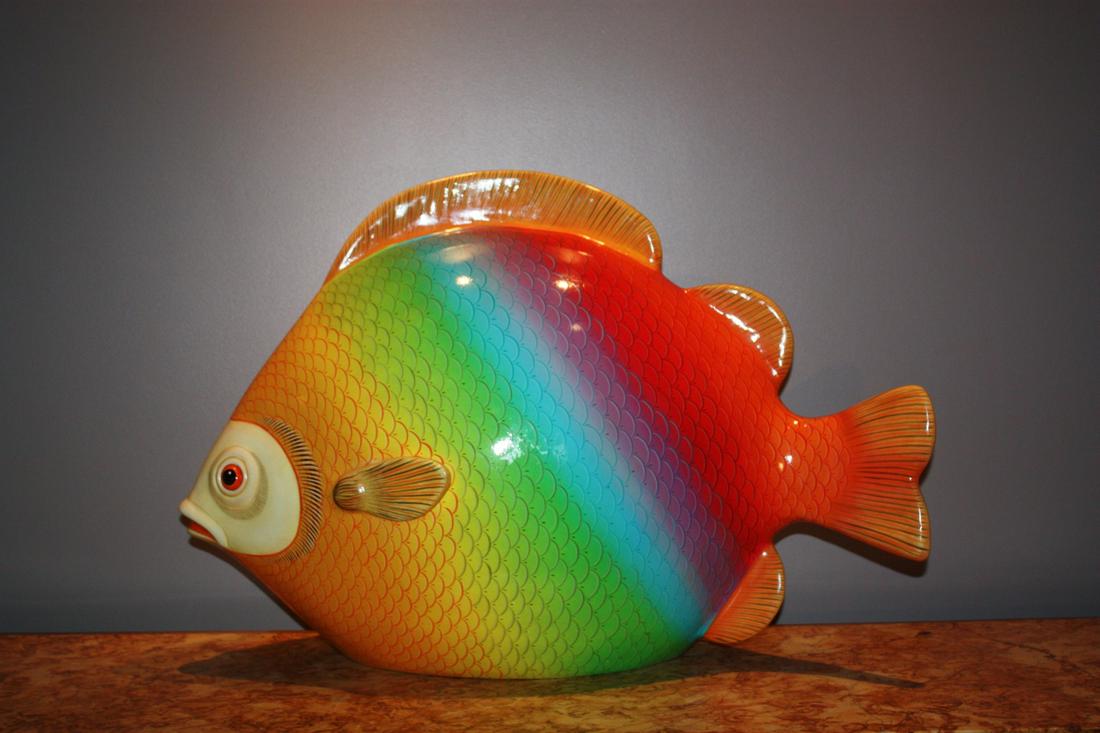 Sergio Bustamante A/P Ceramic Fish (1 of 4)