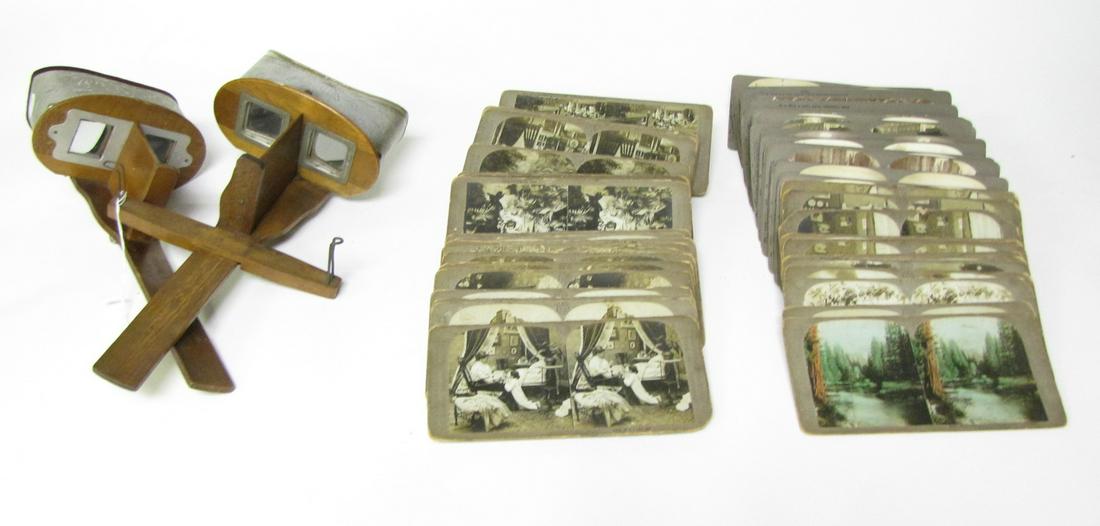 Two Stereoptic Viewers and Cards (1 of 8)